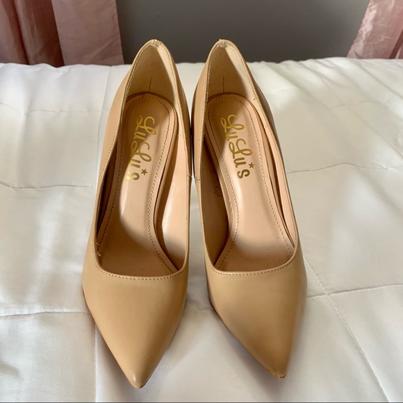 Lulus Nude Heels *Final Price* - Picture 1 of 3